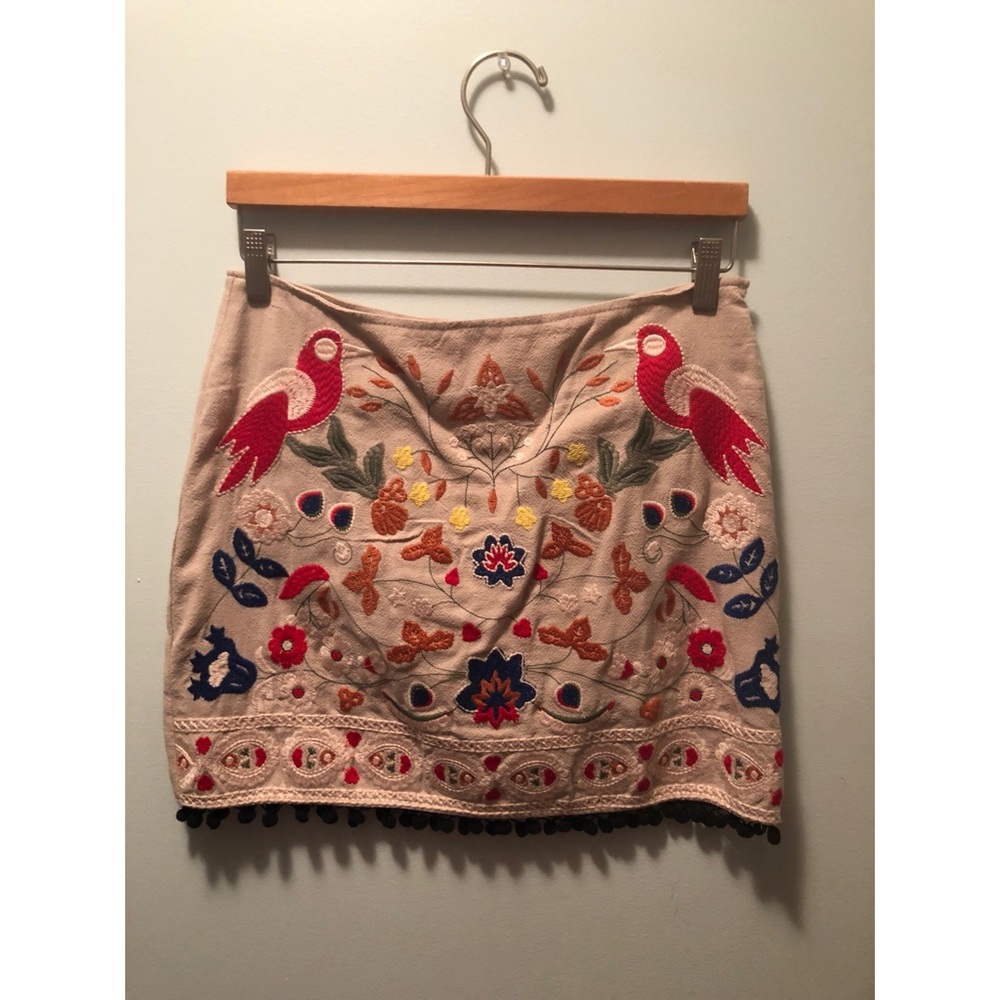 Umgee NWT Medium Embroidered Skirt